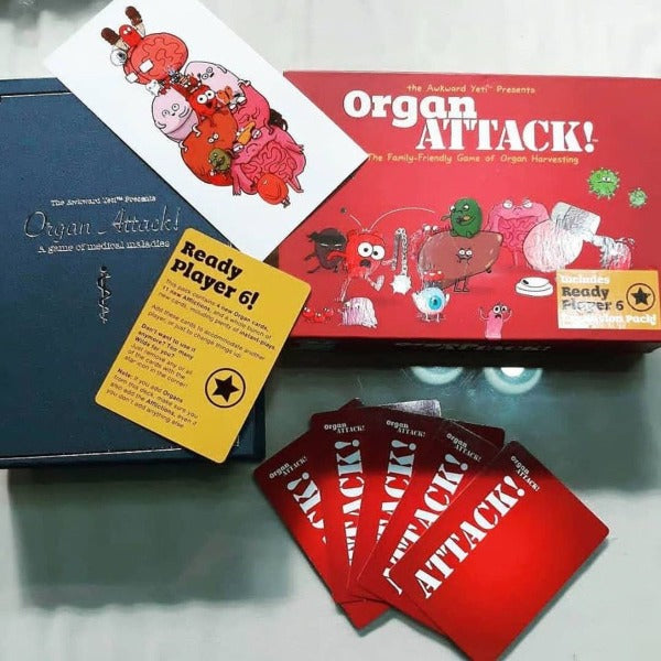 Organ Attack Card Game Kids fun game gift age 10+ home game Organ Attack Card Game Kids fun game gift age 10+ home game